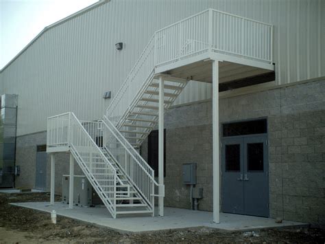 fabricated aluminum stairs|prefabricated aluminum exterior stairs.